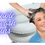 inflatable hair wash basins